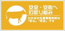 安心安全への取り組み